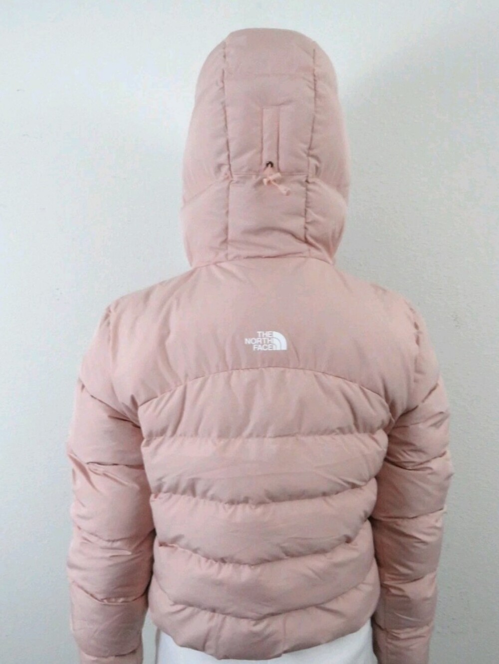 NWT The North Face Light Pink Moss Hooded Baltic Down Puffer Jacket Coat Sz XL - Picture 14 of 14